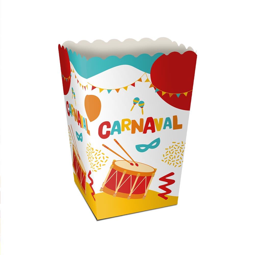 Pots bonbons 6pcs carnaval