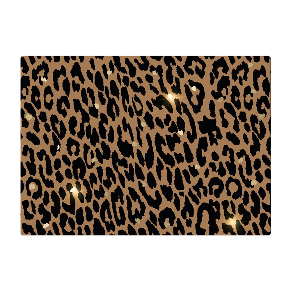 Set de table dore leopard
