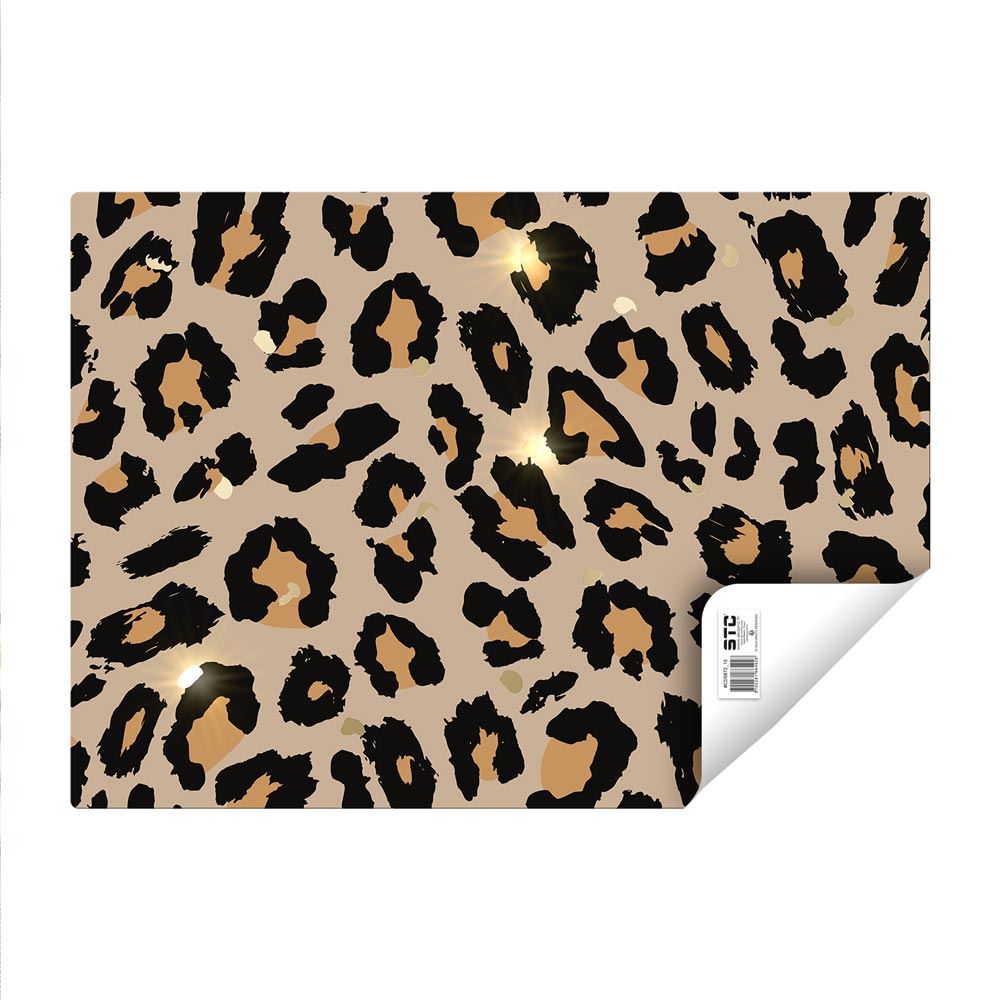 Set de table dore leopard beige