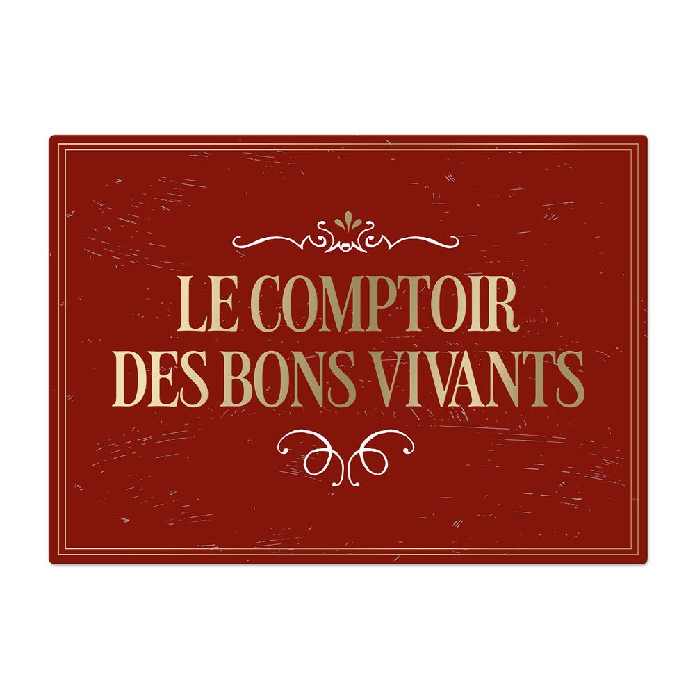Set table dore bons vivants