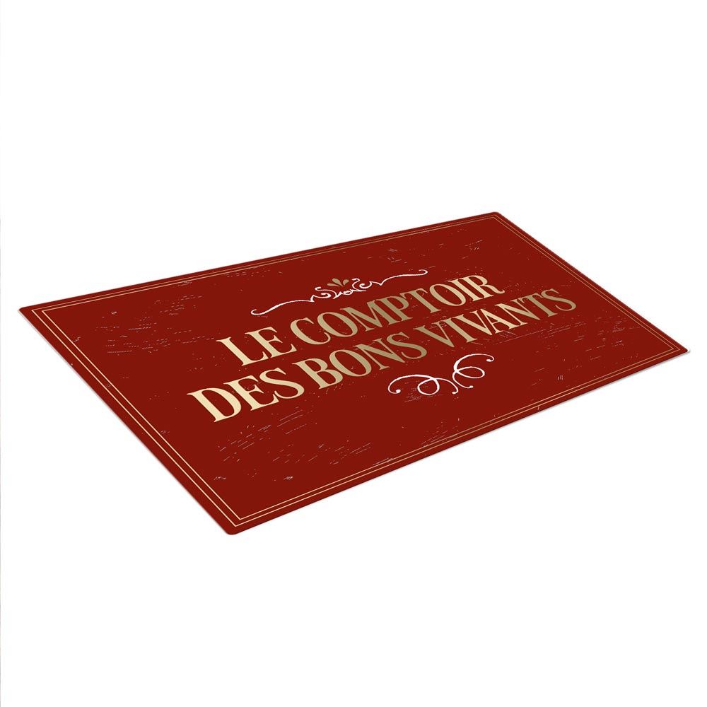 Set table dore bons vivants