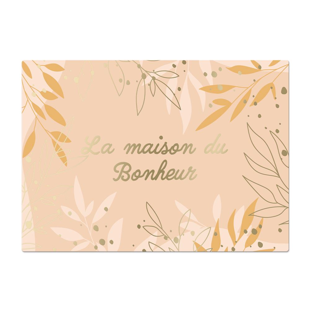 Set table dore maison du bonheur