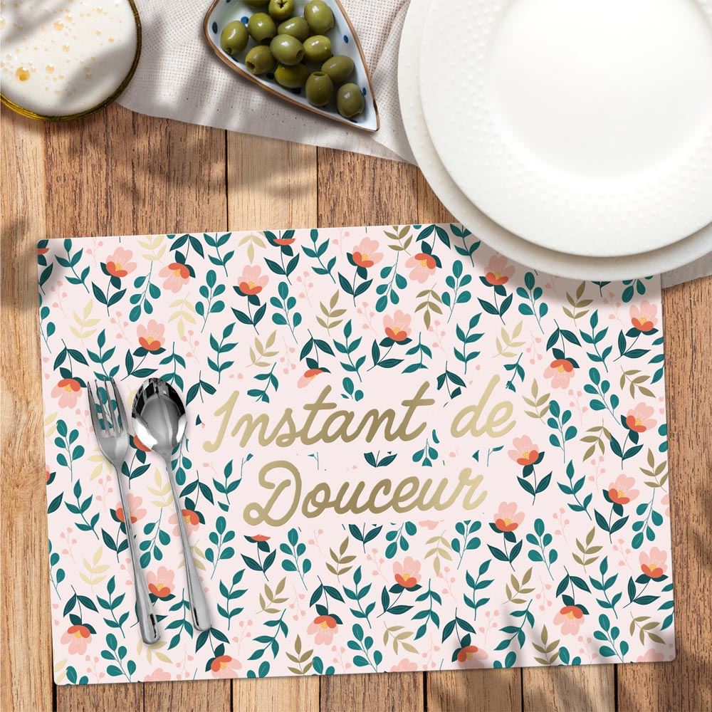 Set table dore instant douceur