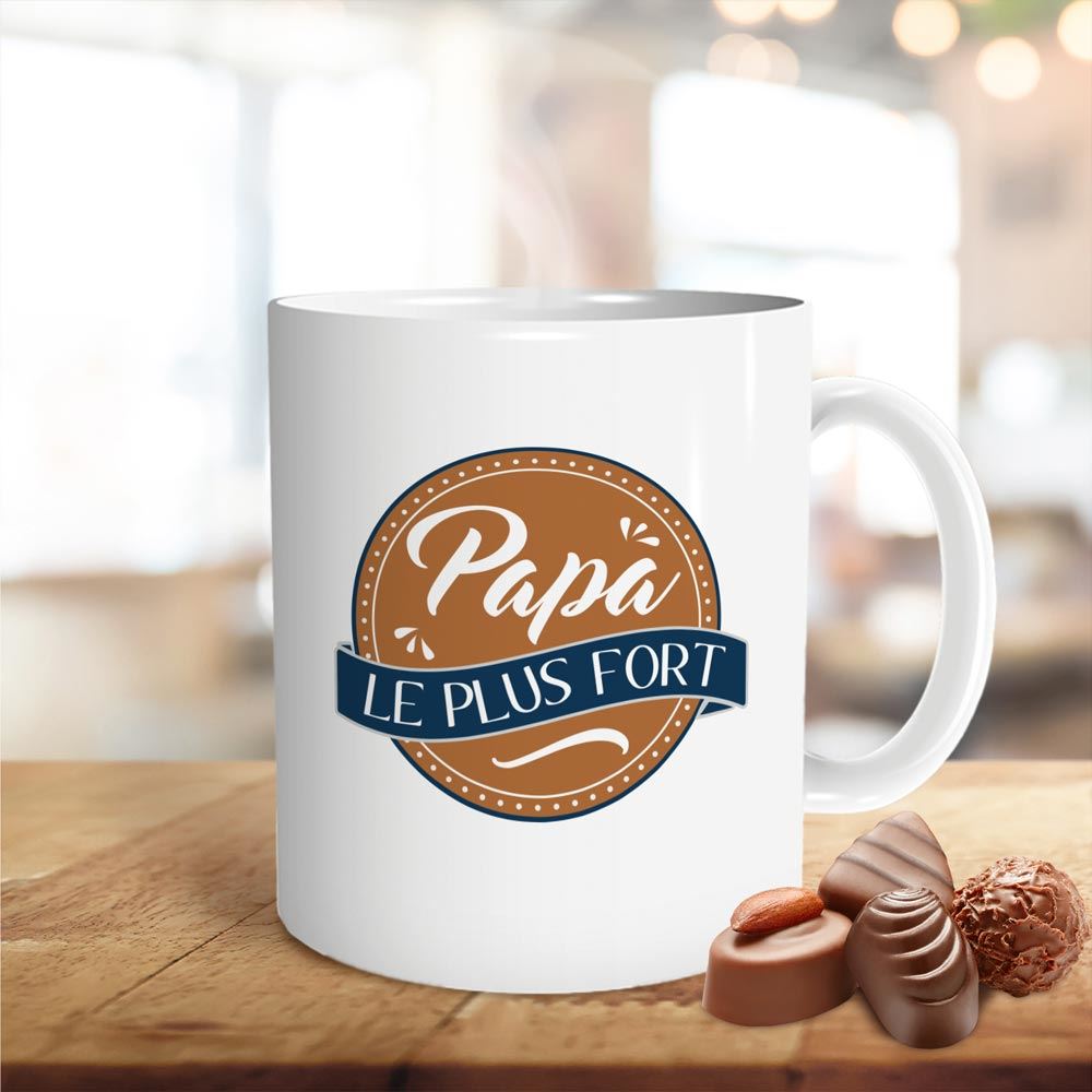Mug papa le plus fort