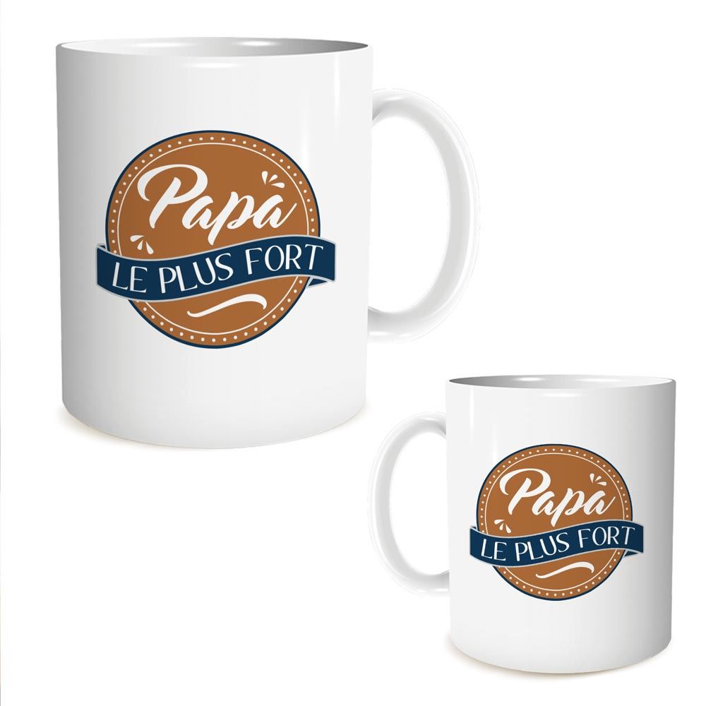 Mug papa le plus fort