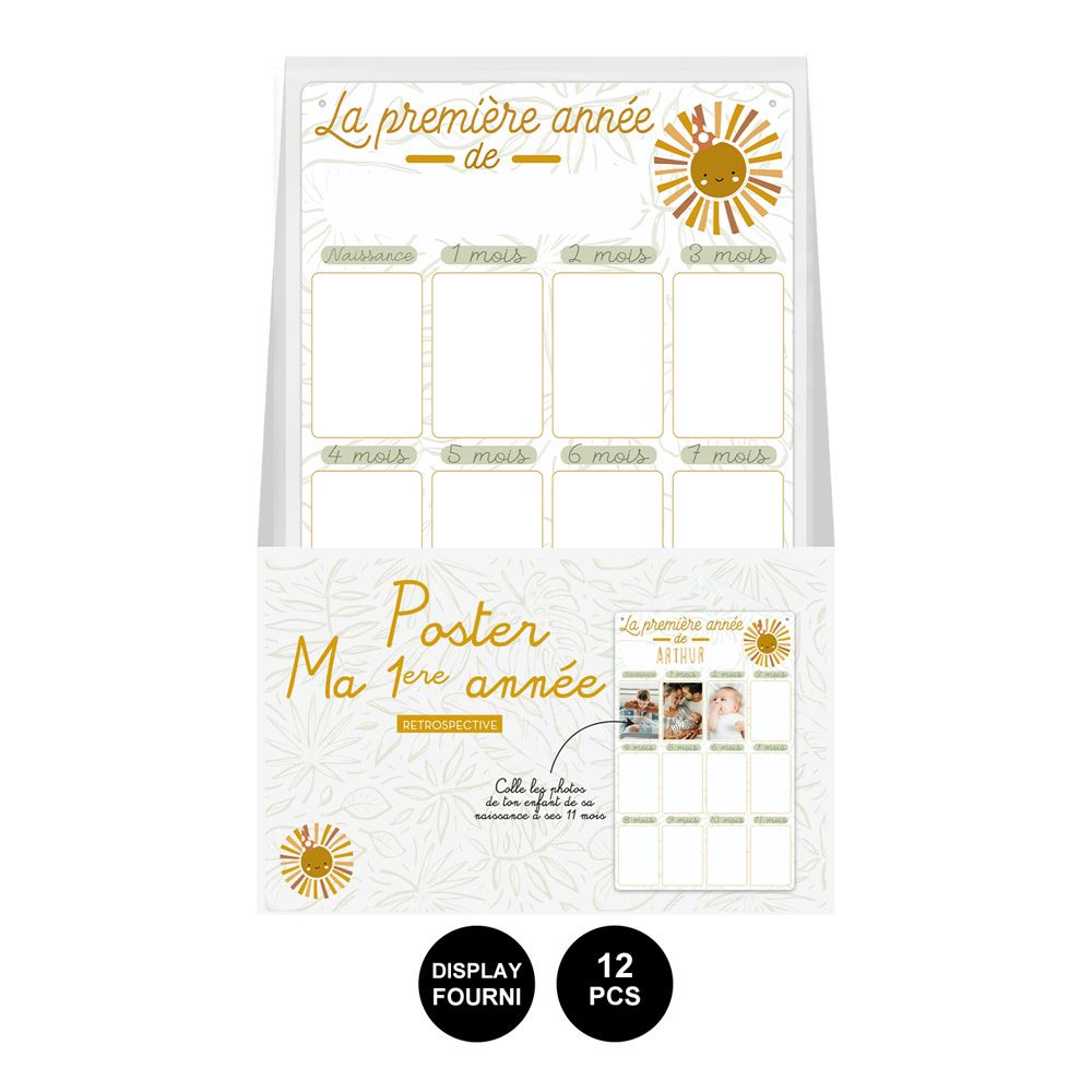 Plaque premier anniversaire etape