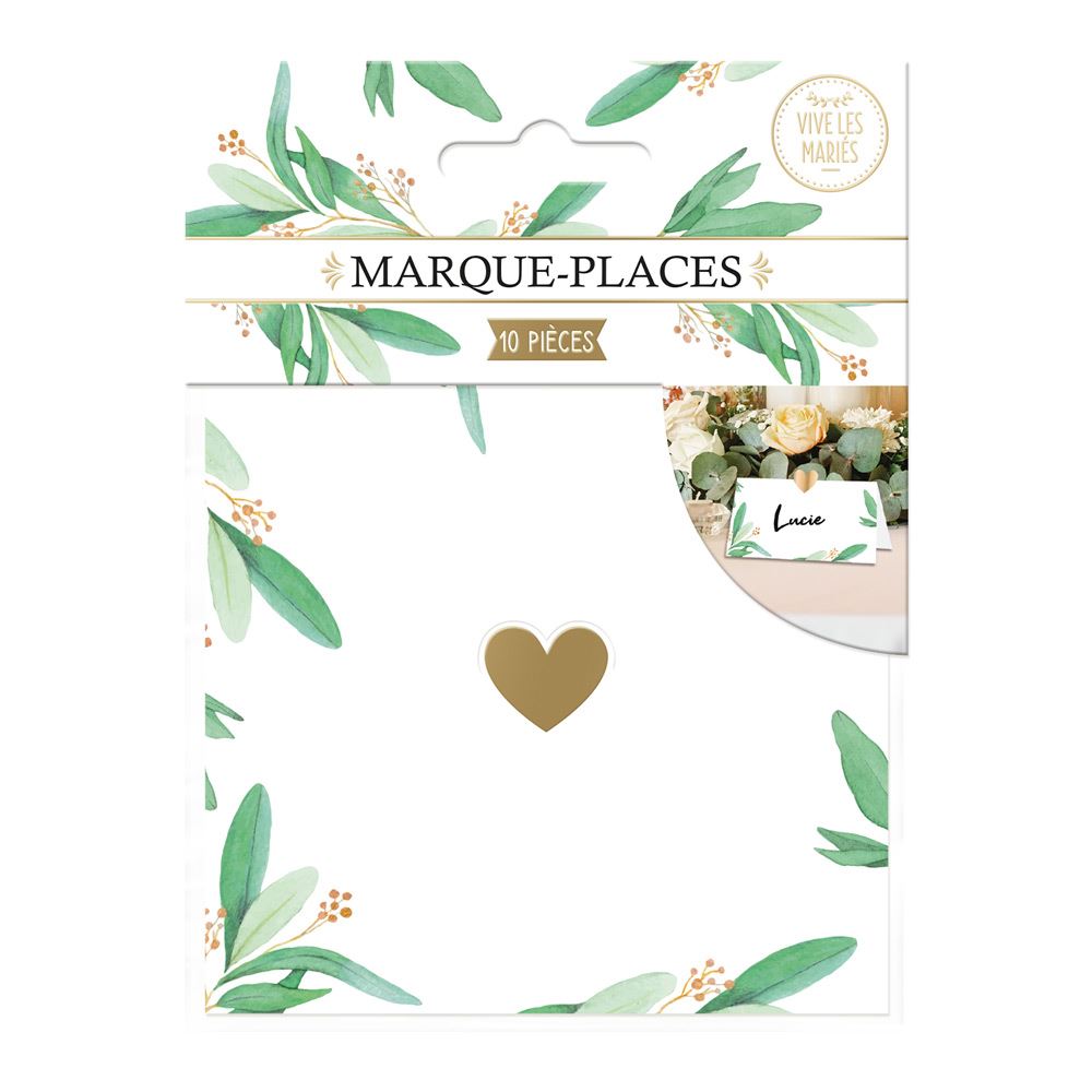Marque places 10pcs mariage