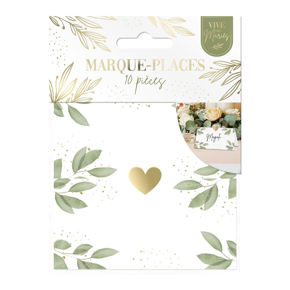 Marque-places 10pcs mariage