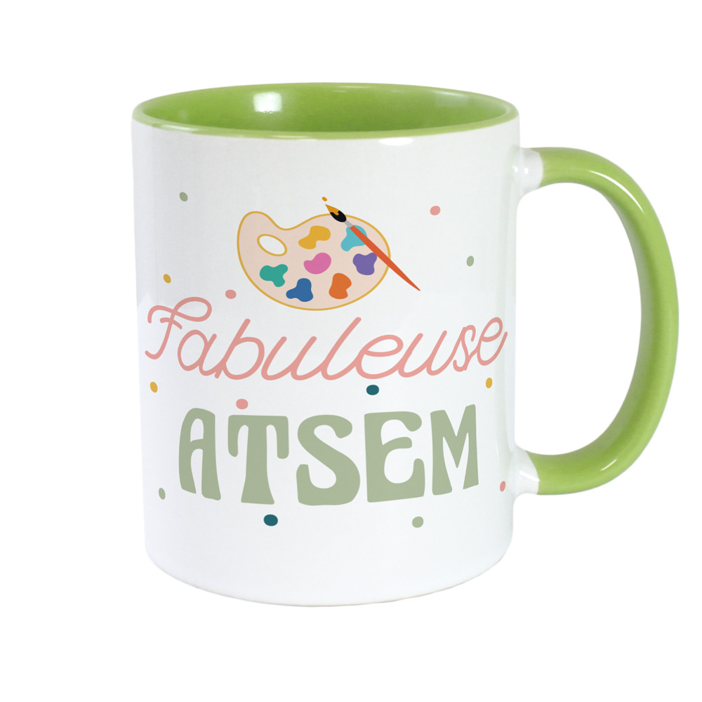 Mug vert fabuleuse atsem