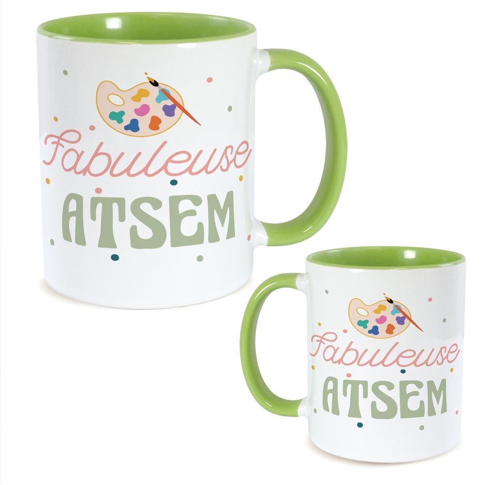 Mug vert fabuleuse atsem
