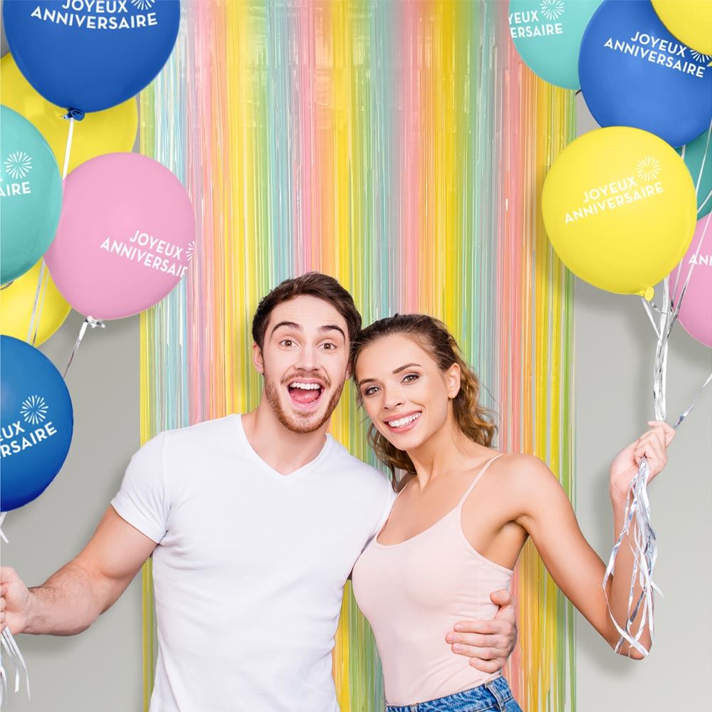 Sachet 8 ballons festi party