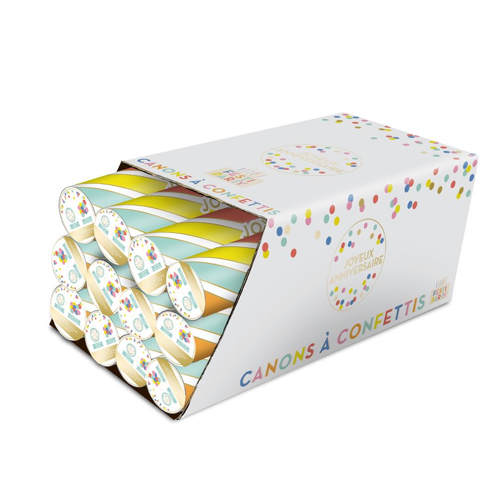 Canon confettis  festy party