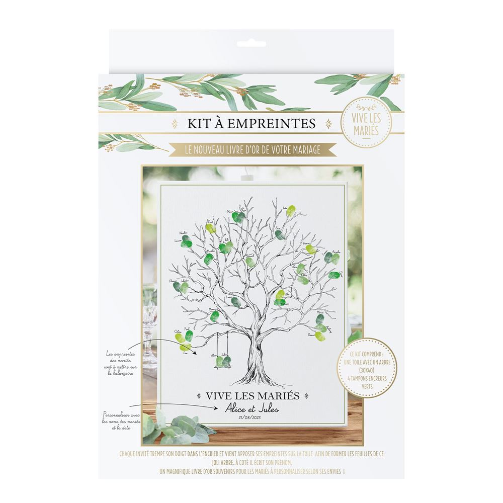 Kit arbre a empreintes mariage