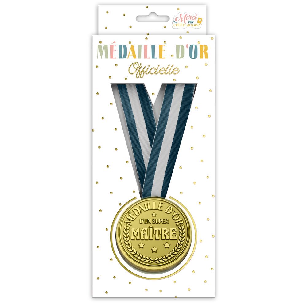 Medaille d or super maitre
