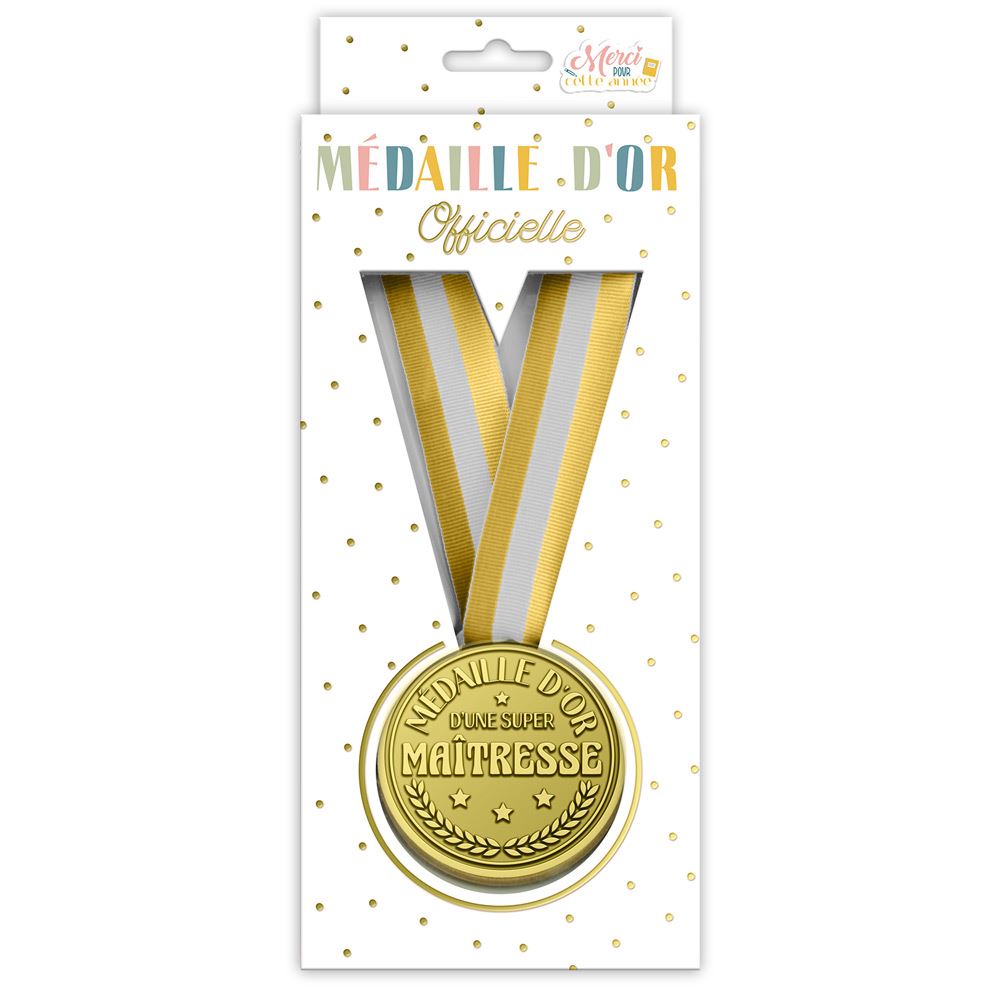 Medaille d or super maitresse
