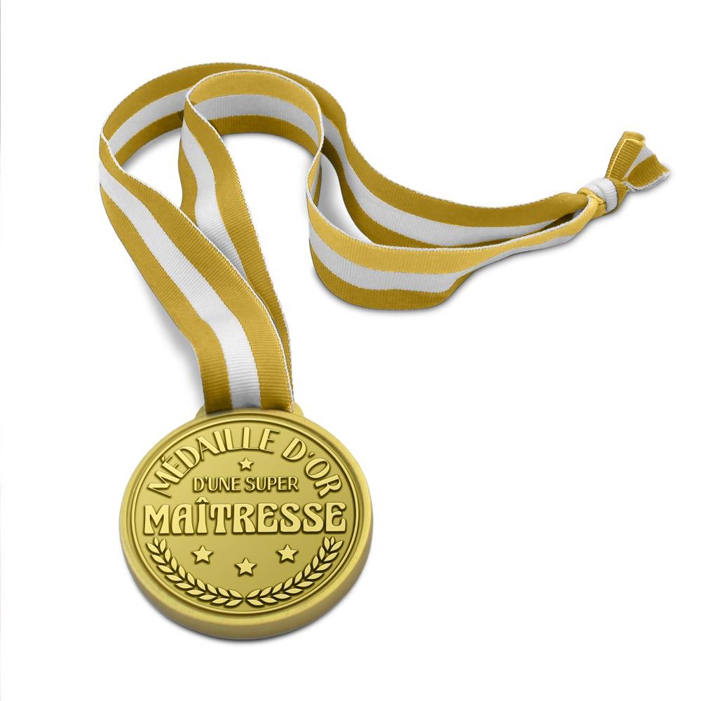 Medaille d or super maitresse