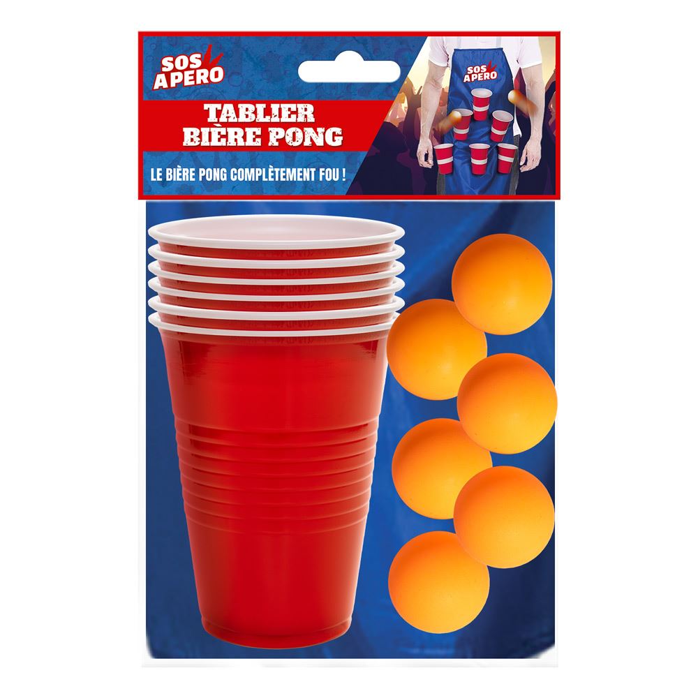 Tablier biere pong
