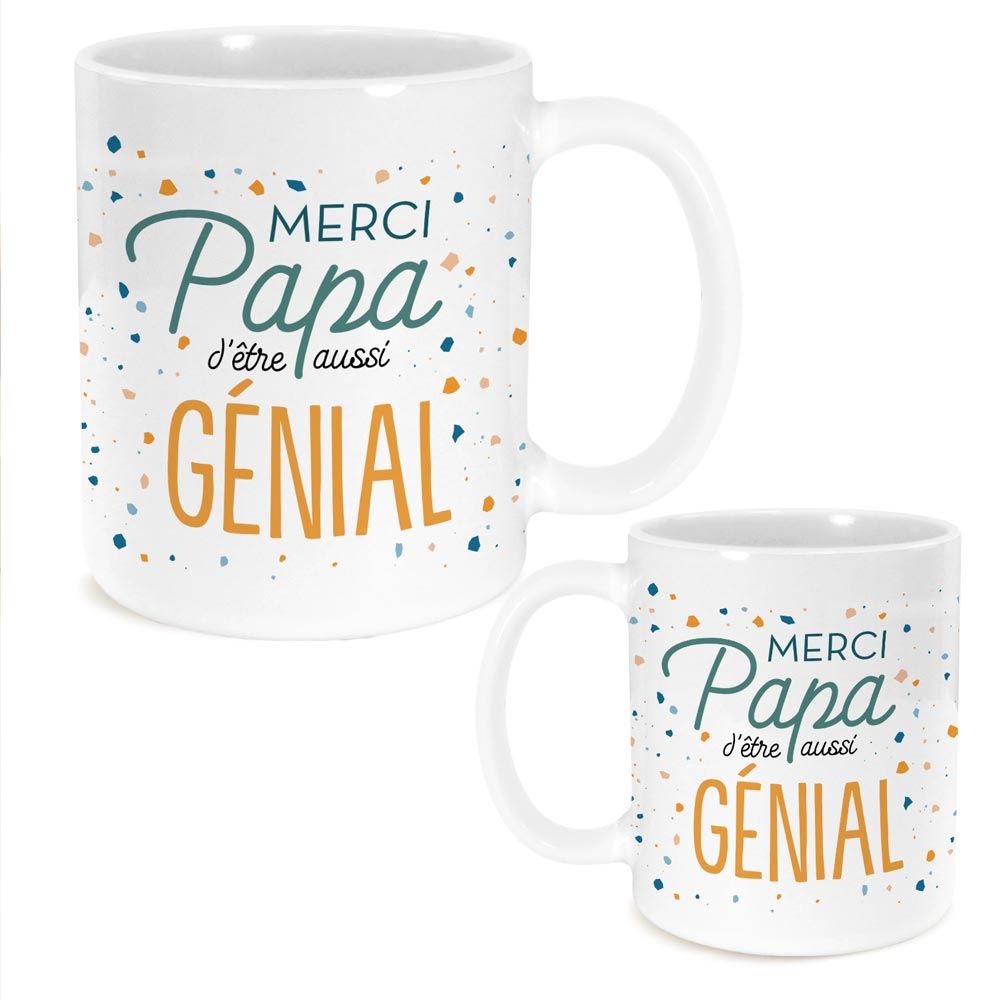 Mug merci papa genial