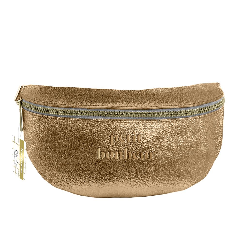 Sac banane metal bronze