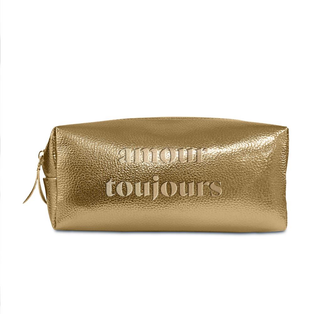 Trousse de toilette metal or