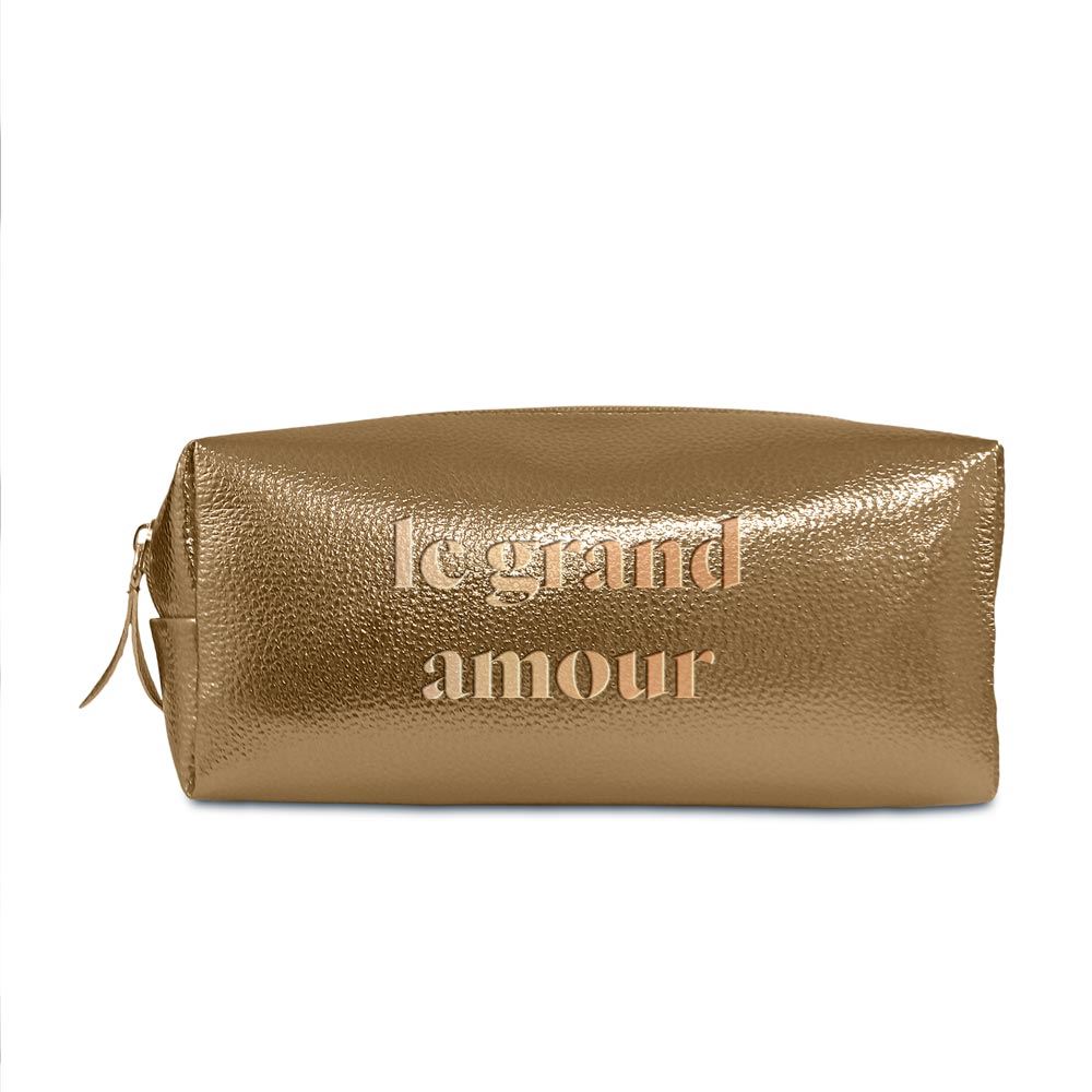 Trousse de toilette metal bronze