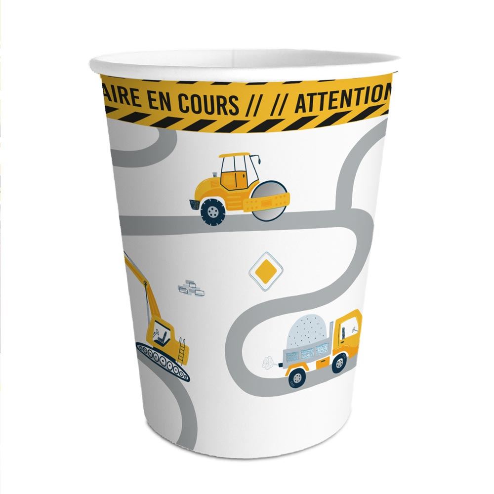 Pack 6 gobelets anniversaire chantier