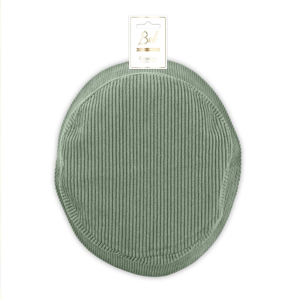 Bob velours cotele vert d eau