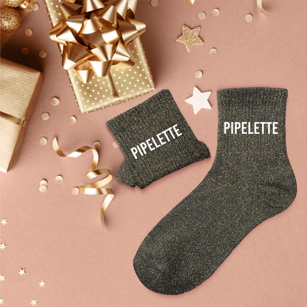 Chaussettes paillettes pipelette