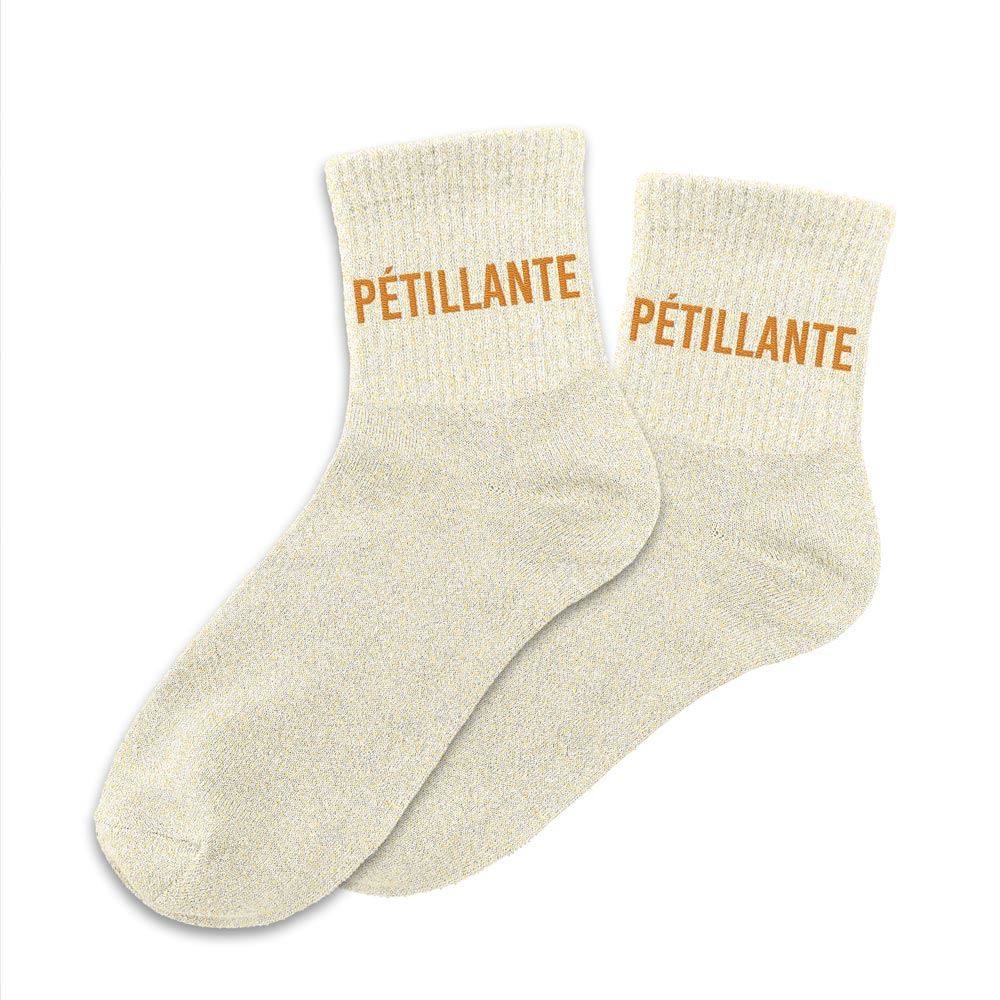 Chaussettes paillettes petillante