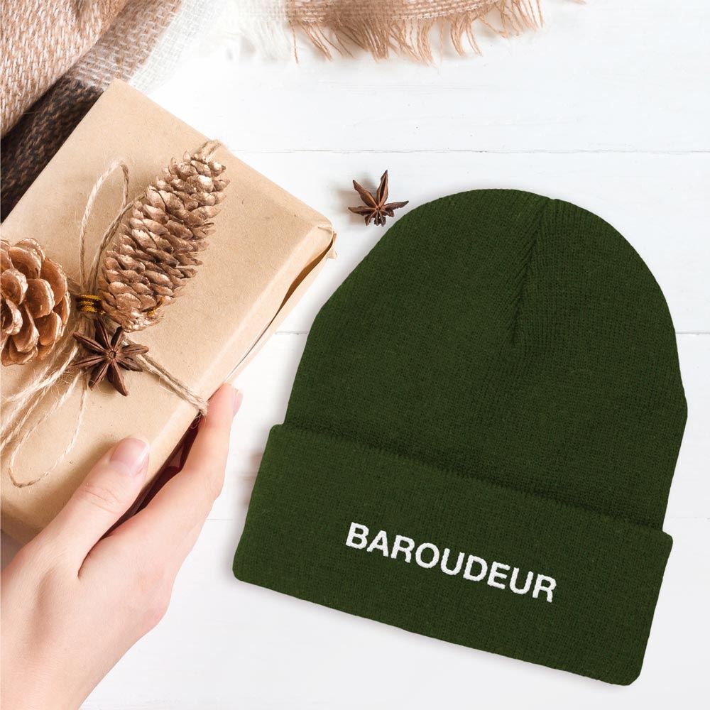Bonnet brode baroudeur