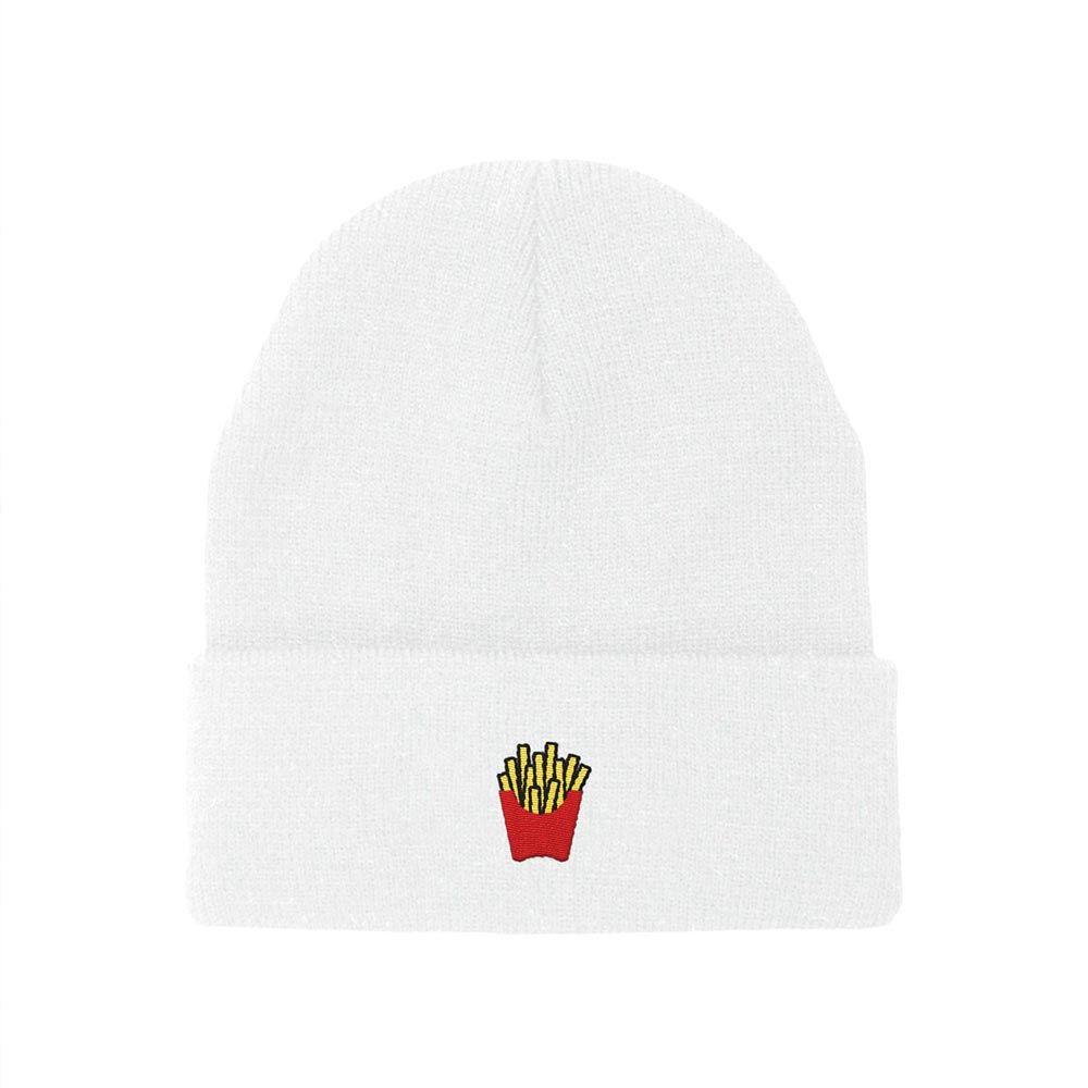 Bonnet brode picto frites