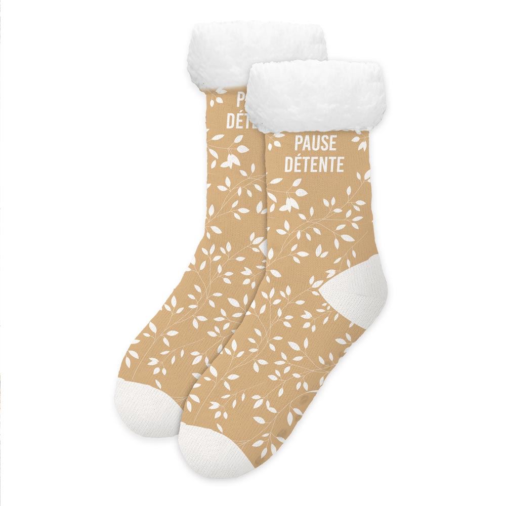 Chaussettes moumoutes pause detente