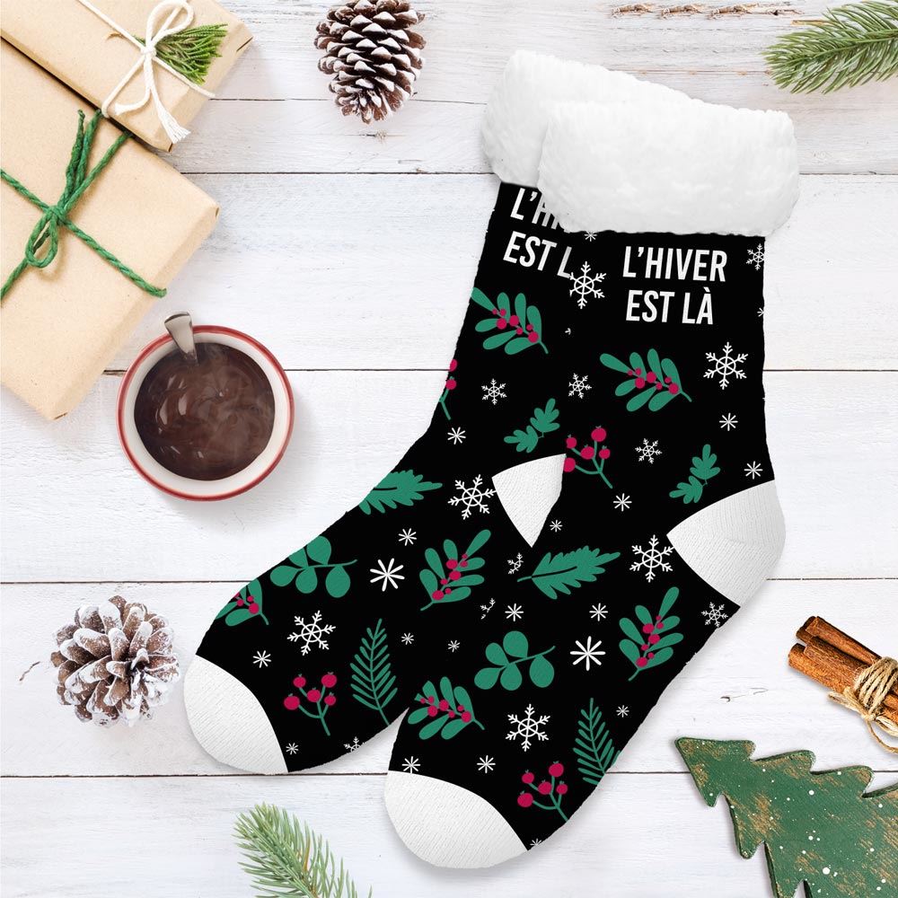 Chaussettes moumoutes l hiver est la f