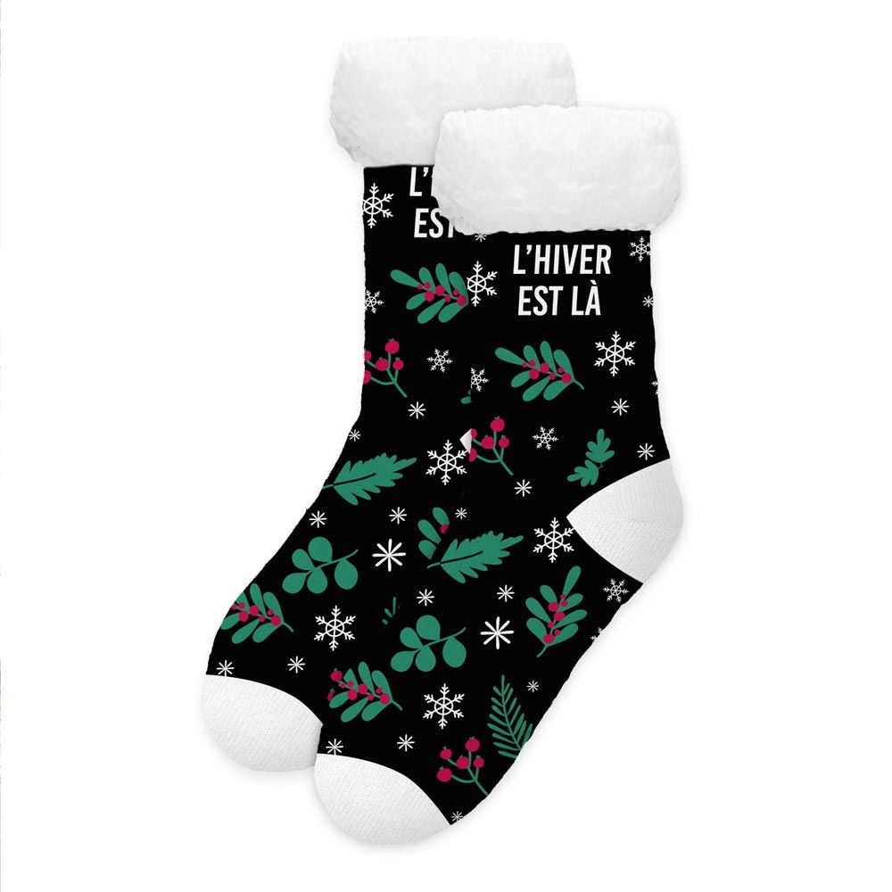 Chaussettes moumoutes l hiver est la f
