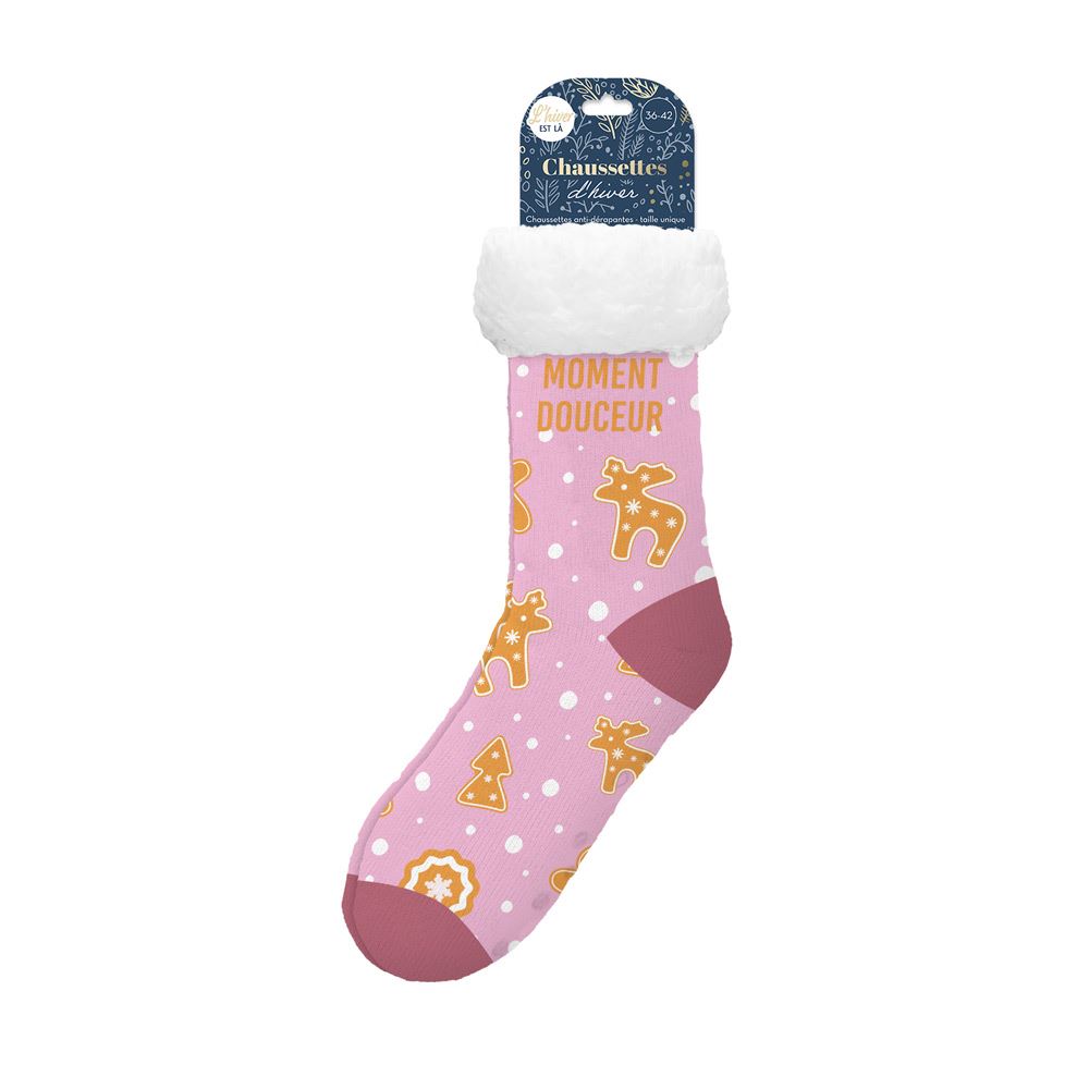 Chaussettes moumoutes moment douceur