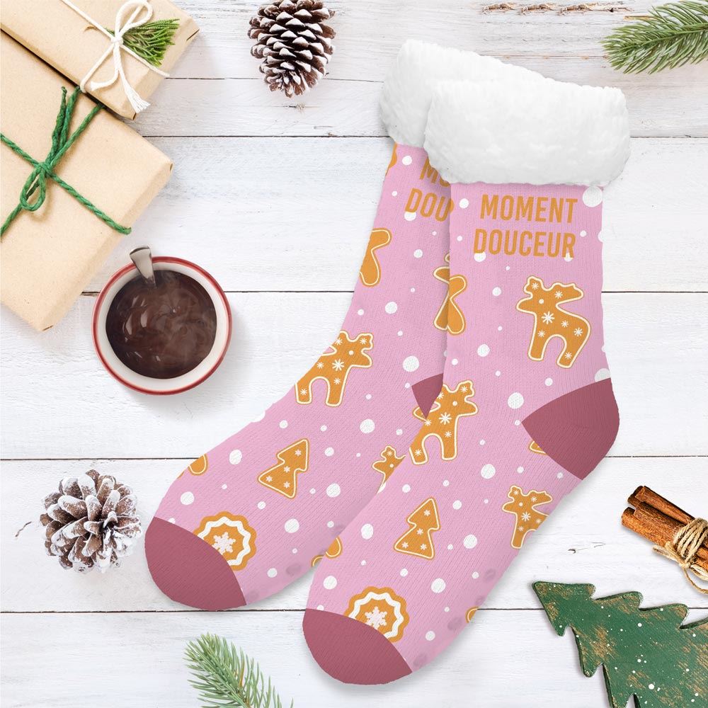 Chaussettes moumoutes moment douceur