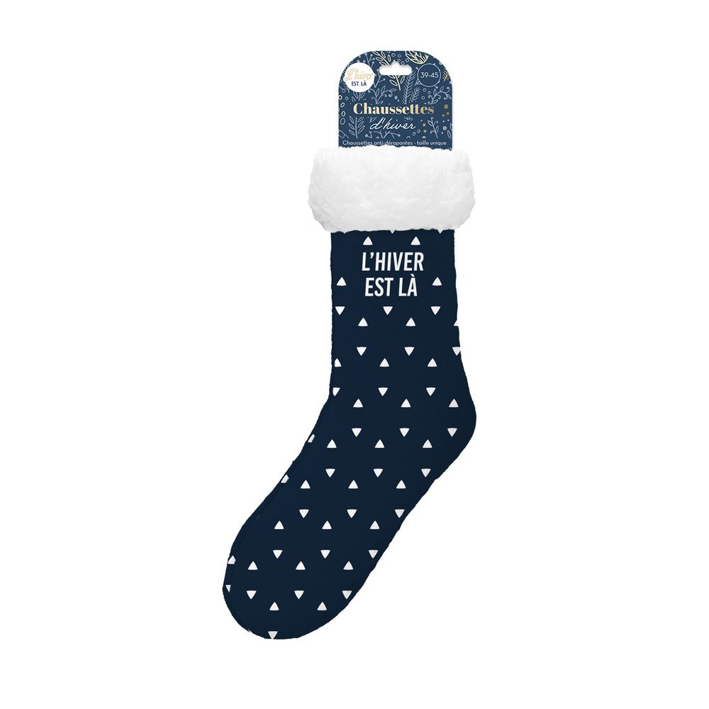 Chaussettes moumoutes l hiver est la h