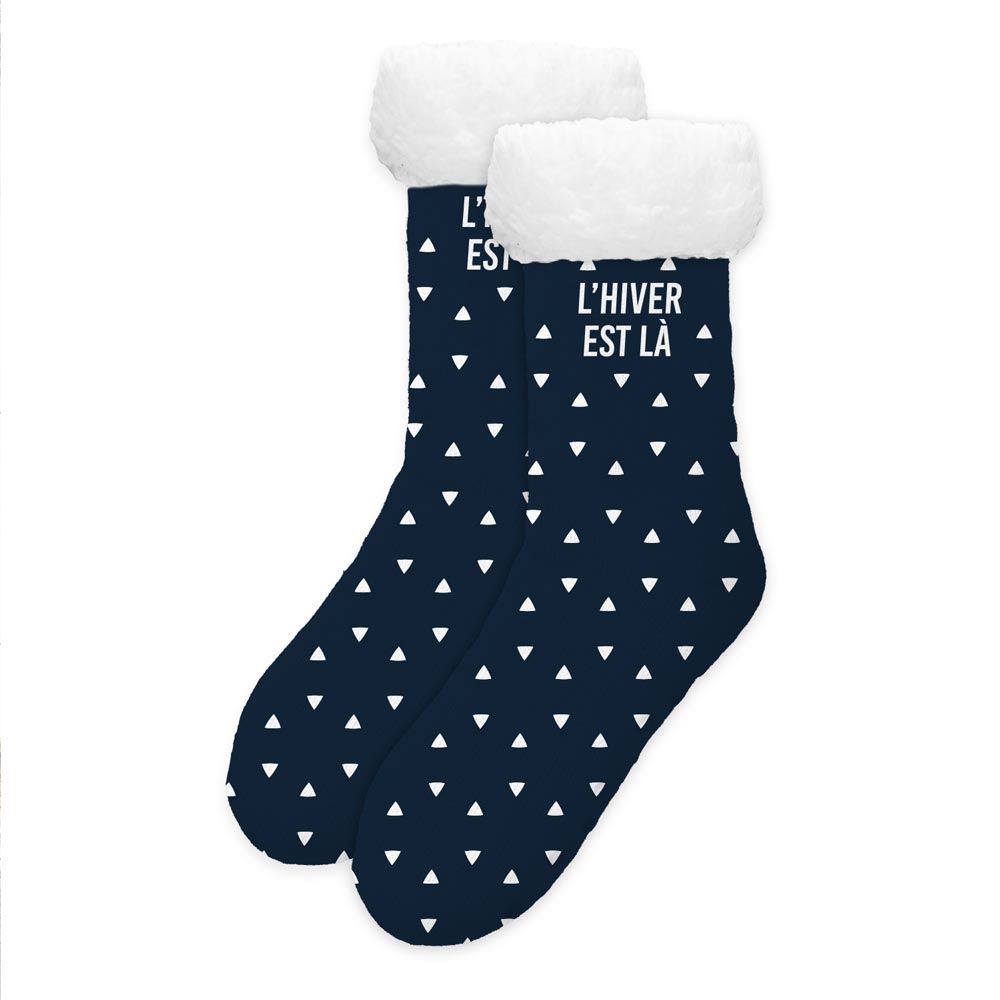Chaussettes moumoutes l hiver est la h