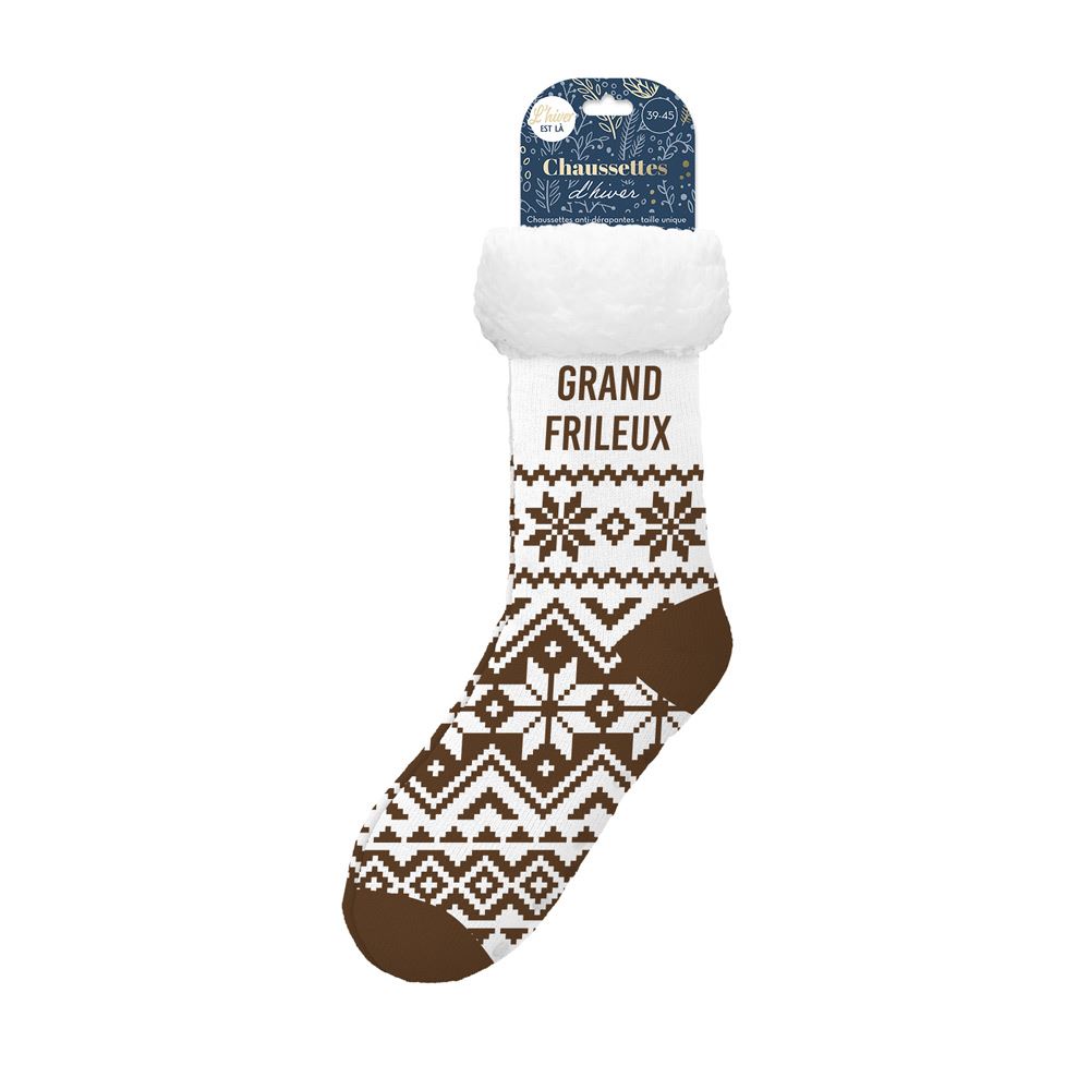 Chaussettes moumoutes grand frileux
