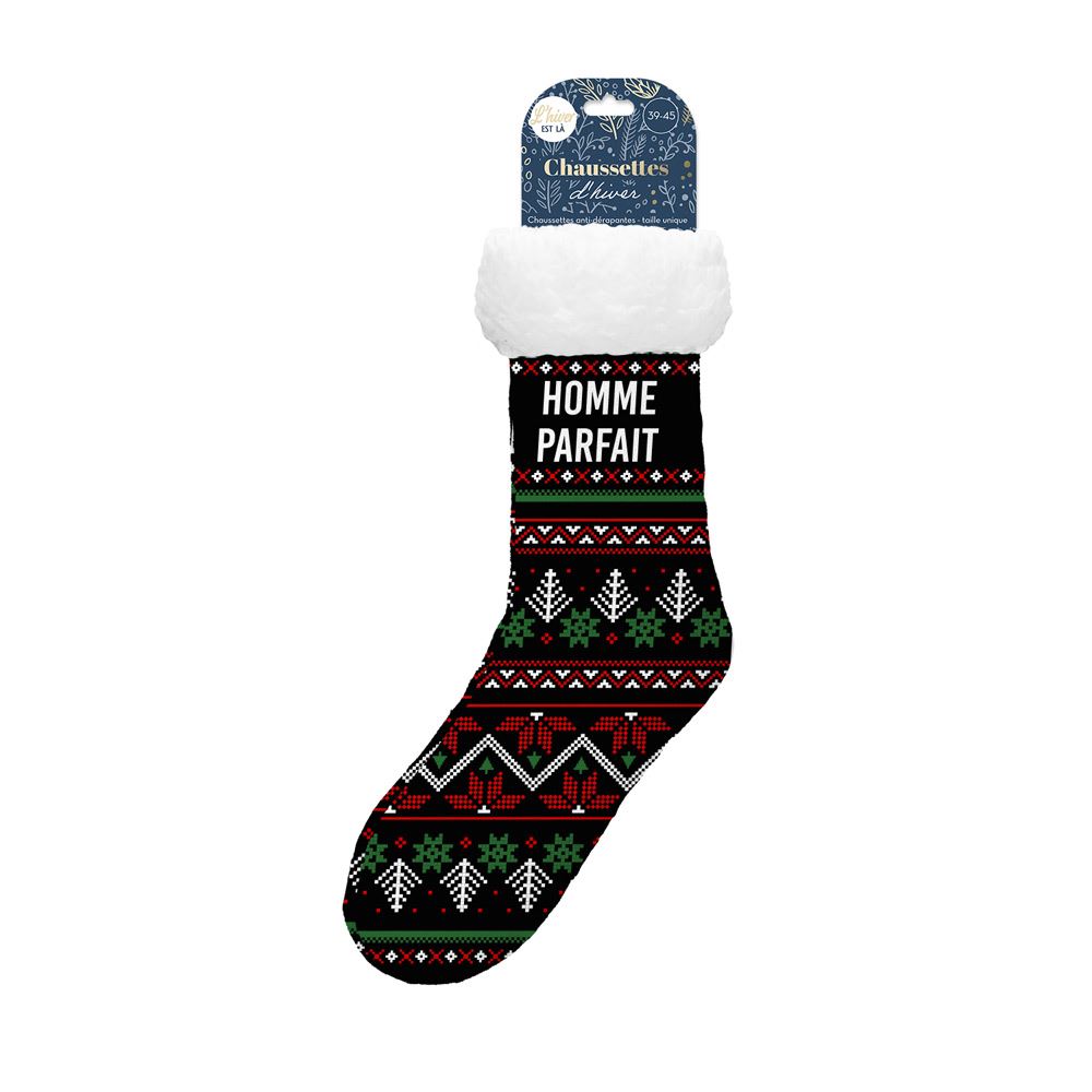 Chaussettes moumoutes homme parfait