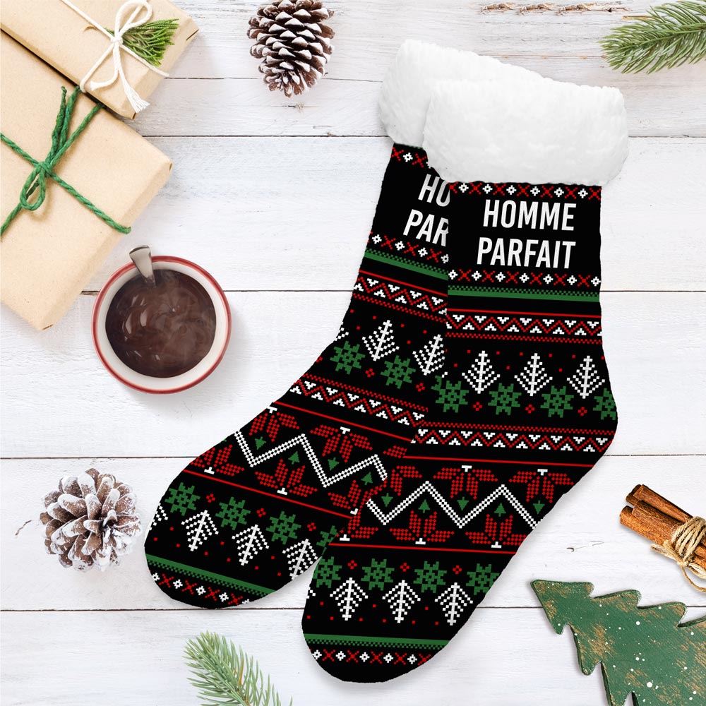 Chaussettes moumoutes homme parfait