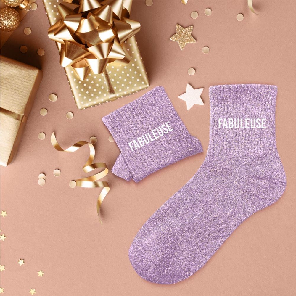 Chaussettes paillettes fabuleuse