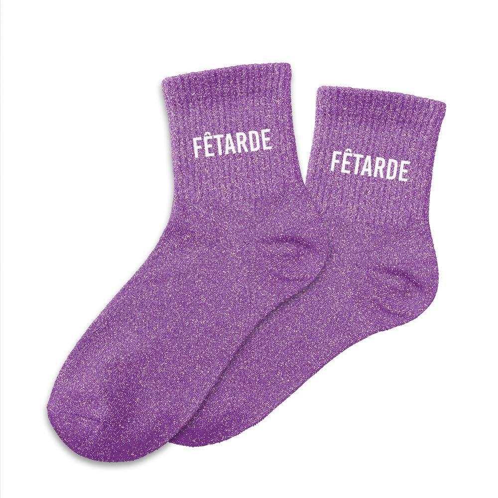 Chaussettes paillettes fetarde