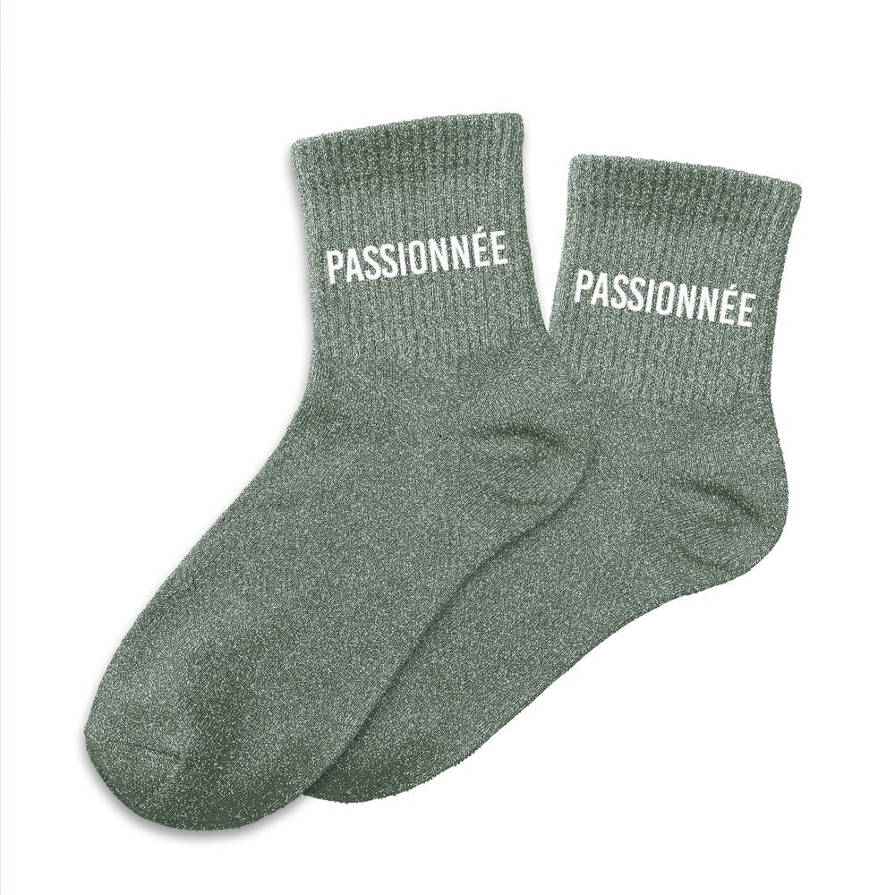 Chaussettes paillettes passionnee