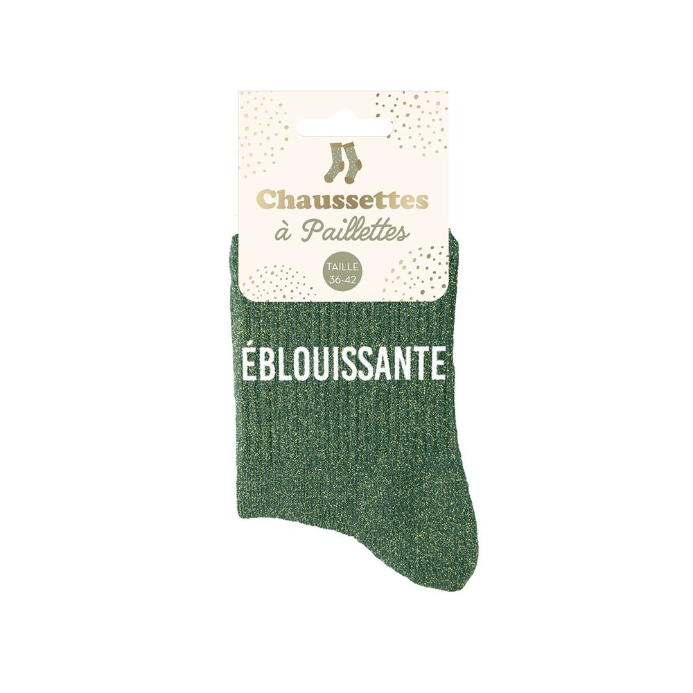 Chaussettes paillettes eblouissante