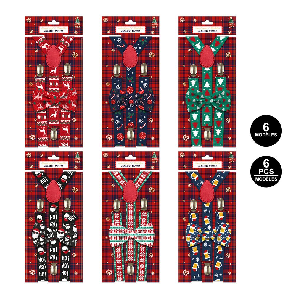 Noeud papillon et bretelle moches noel 6mods