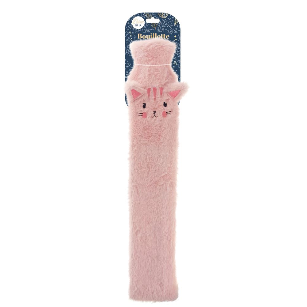 Bouillotte longue enfant chat