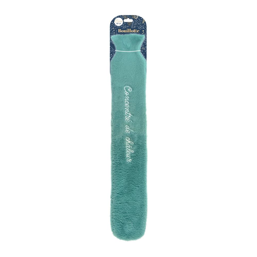 Bouillotte longue fourrure concentre de chaleur