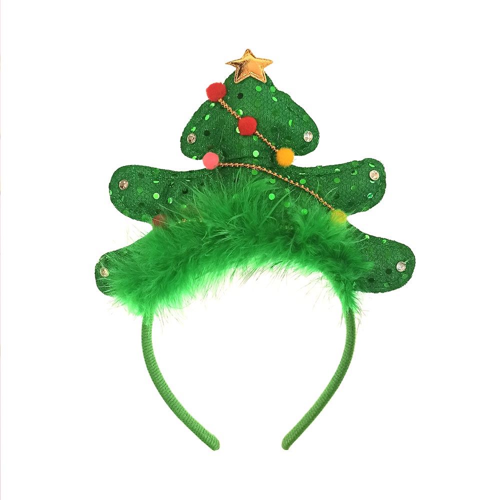 Serre tete sapin kitch