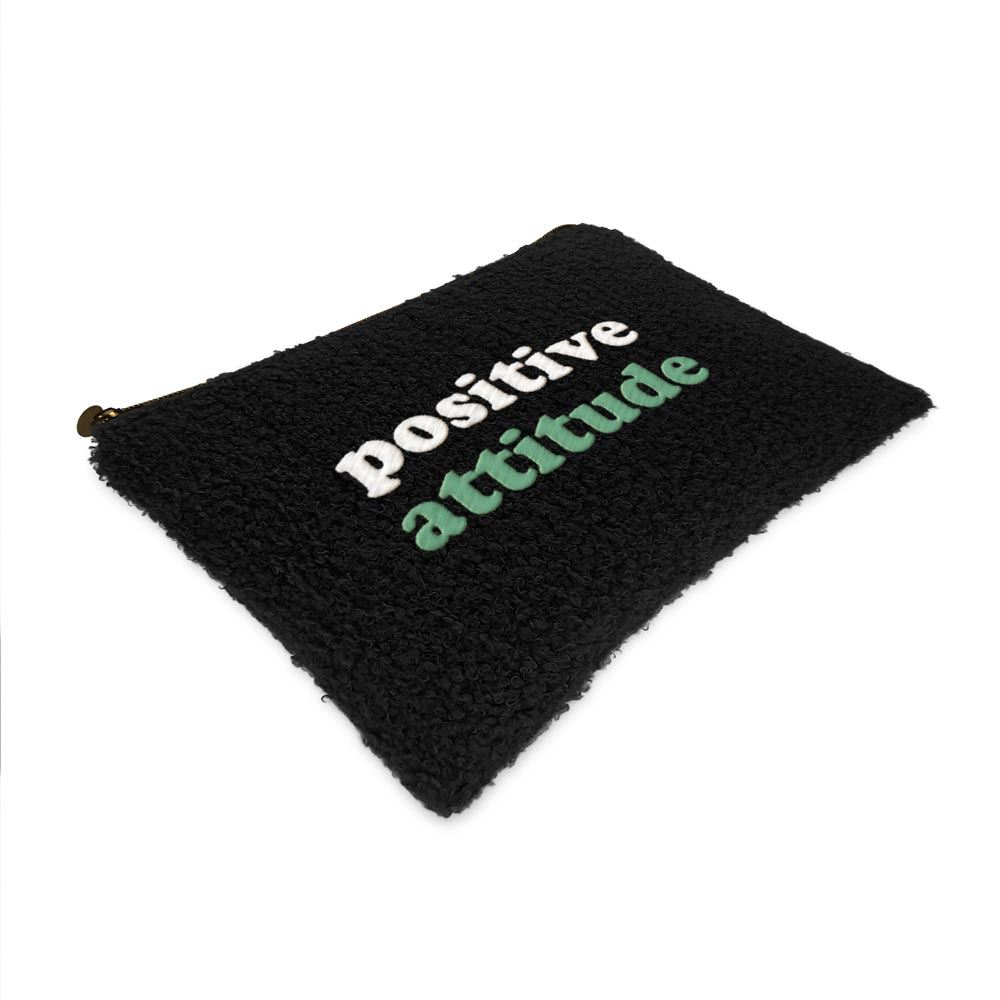 Pochette moumoute positive attitude